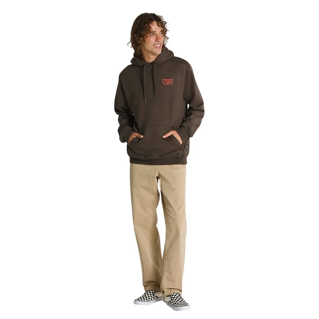 Vans Full Patch Pullover Hoodie - Turkish Coffee