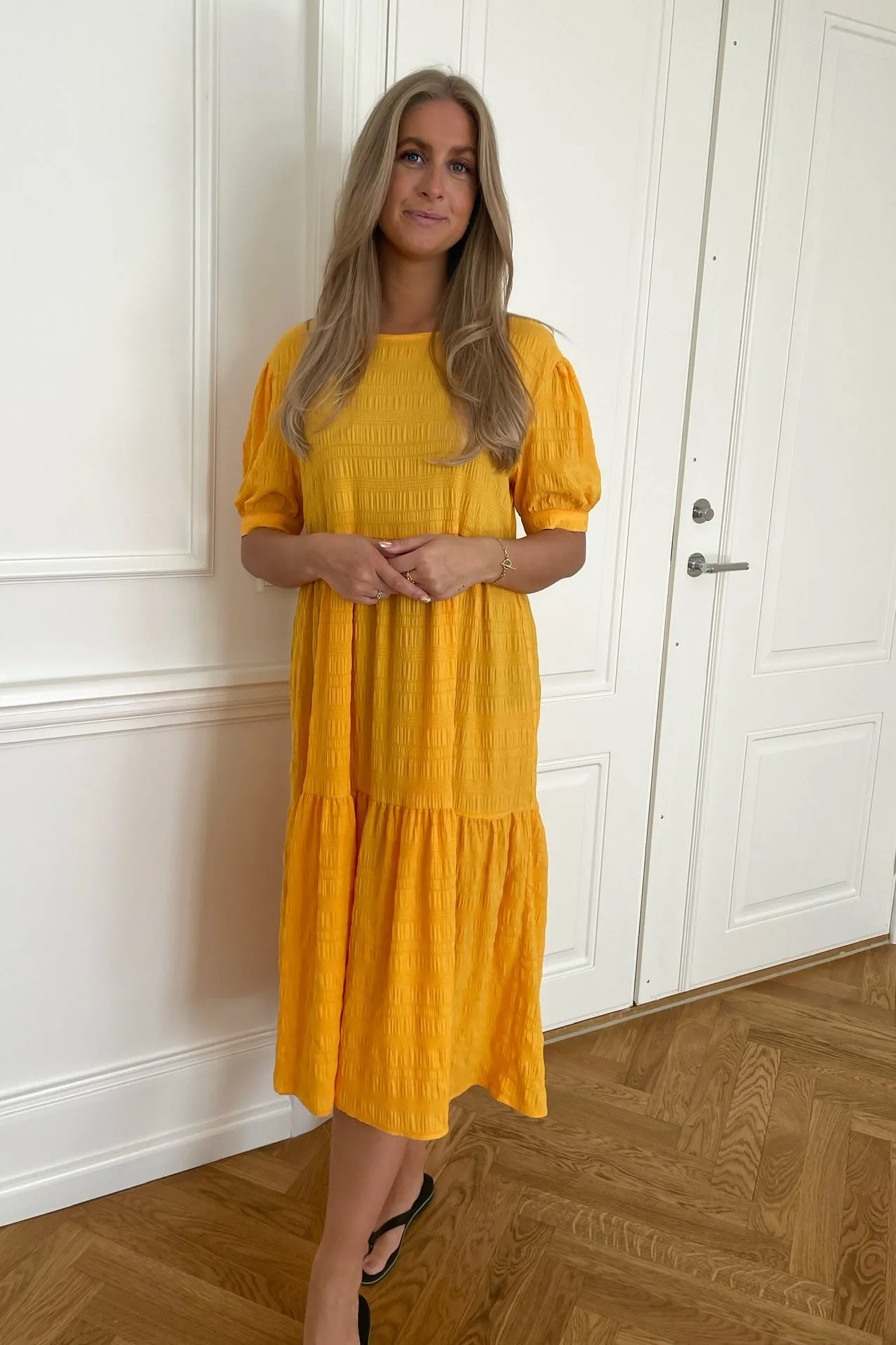 VilmaIC Lang Kjole - Orange