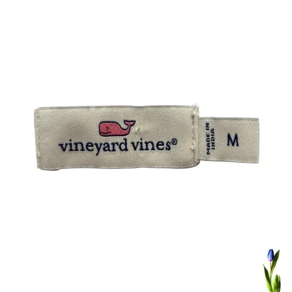 Vineyard Vines Morada Floral blue and white Midi Dress Size Medium