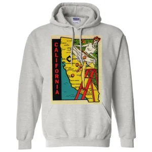 Vintage Sticker California Cal Expo Sweatshirt Hoodie