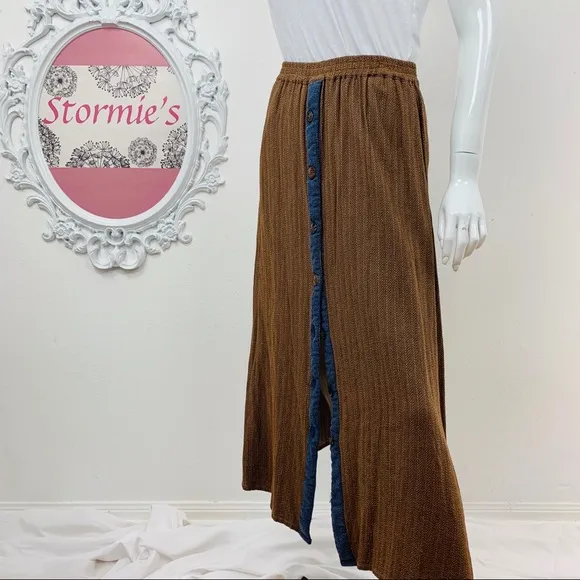 VTG Faith by Celia Forrester / Button Brown Maxi