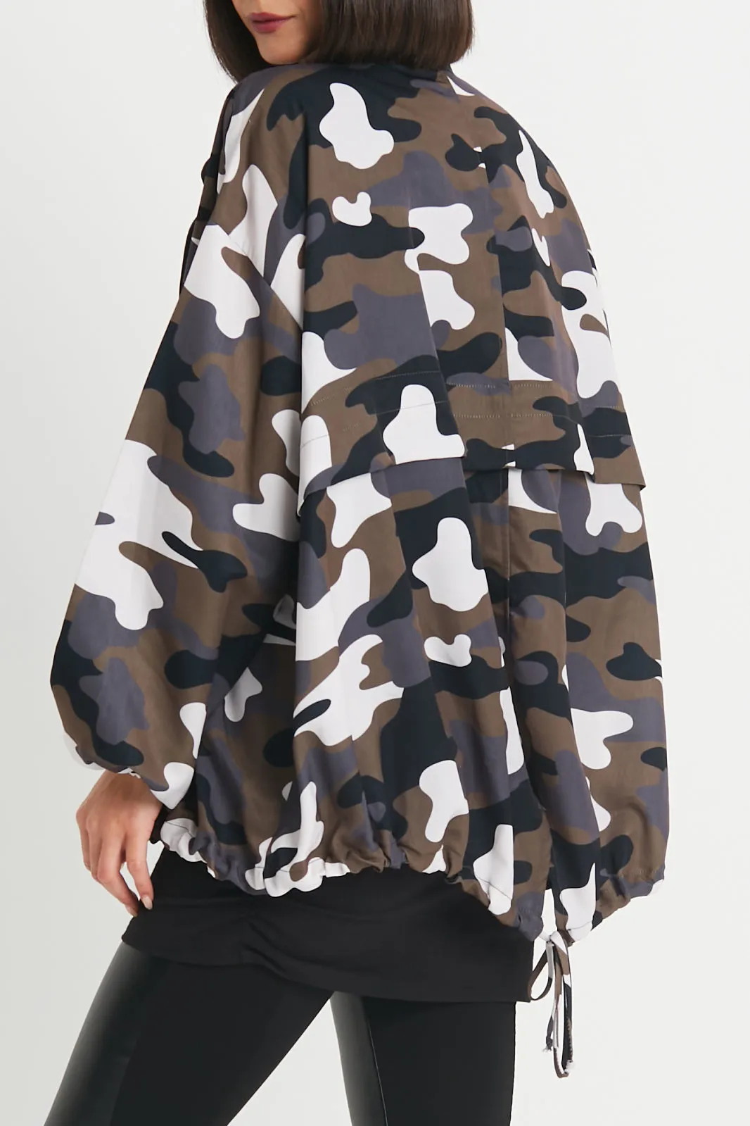 Washable Silk Bomber Jacket