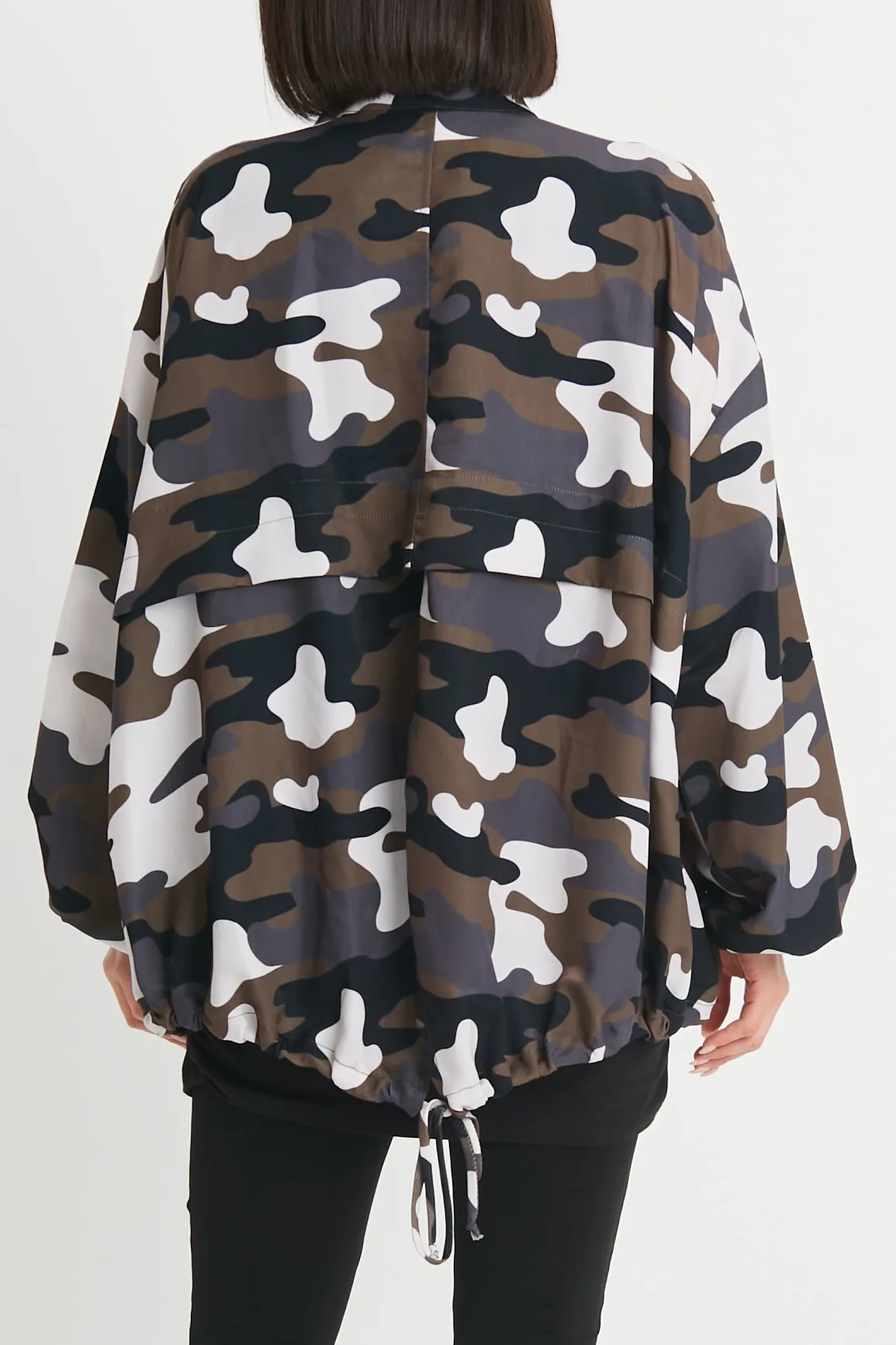 Washable Silk Bomber Jacket