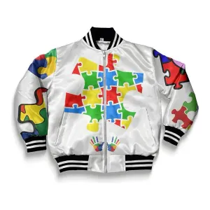 Women Autism Puzzle Bomber
