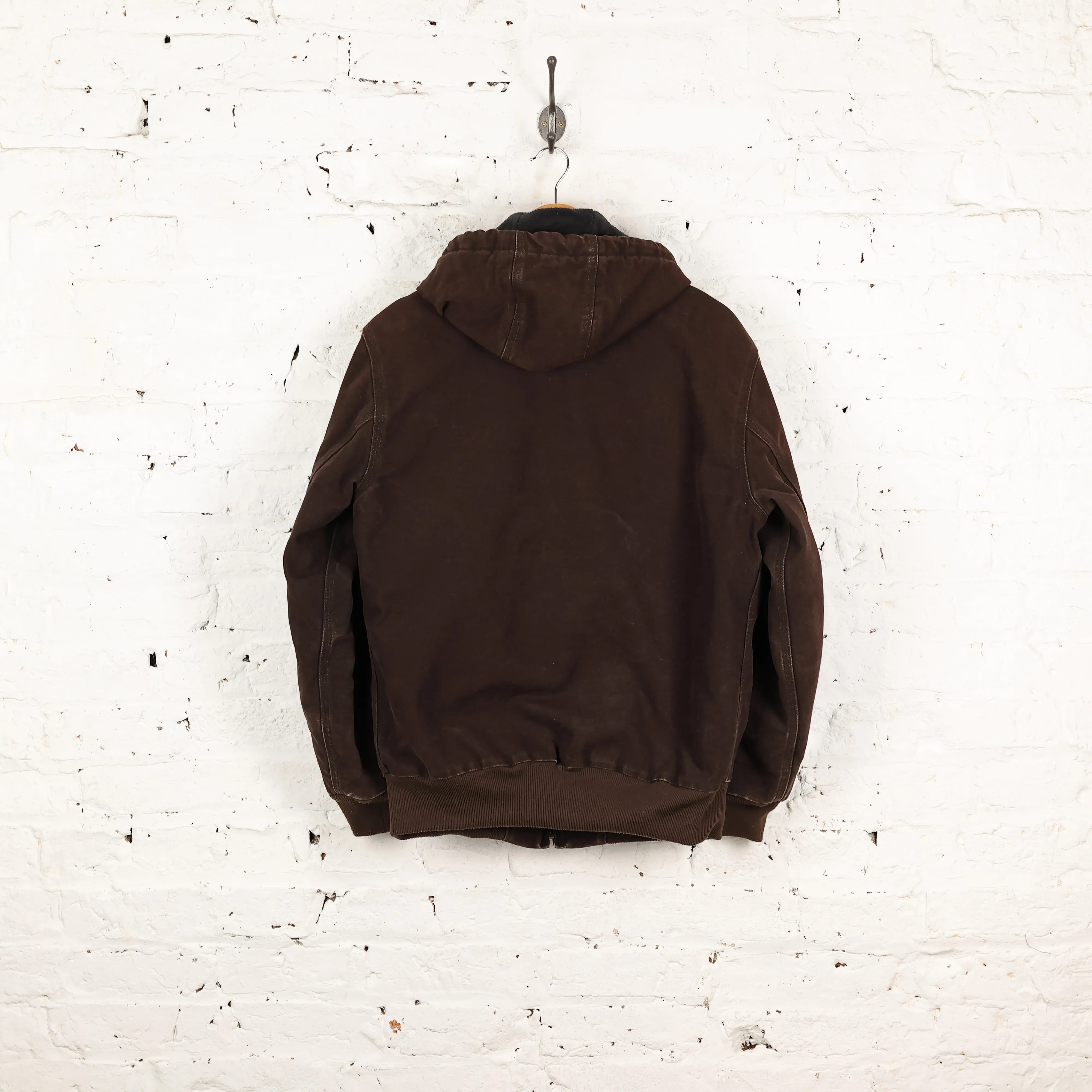 Women's Carhartt Hooded Work Jacket - Brown - Women's L