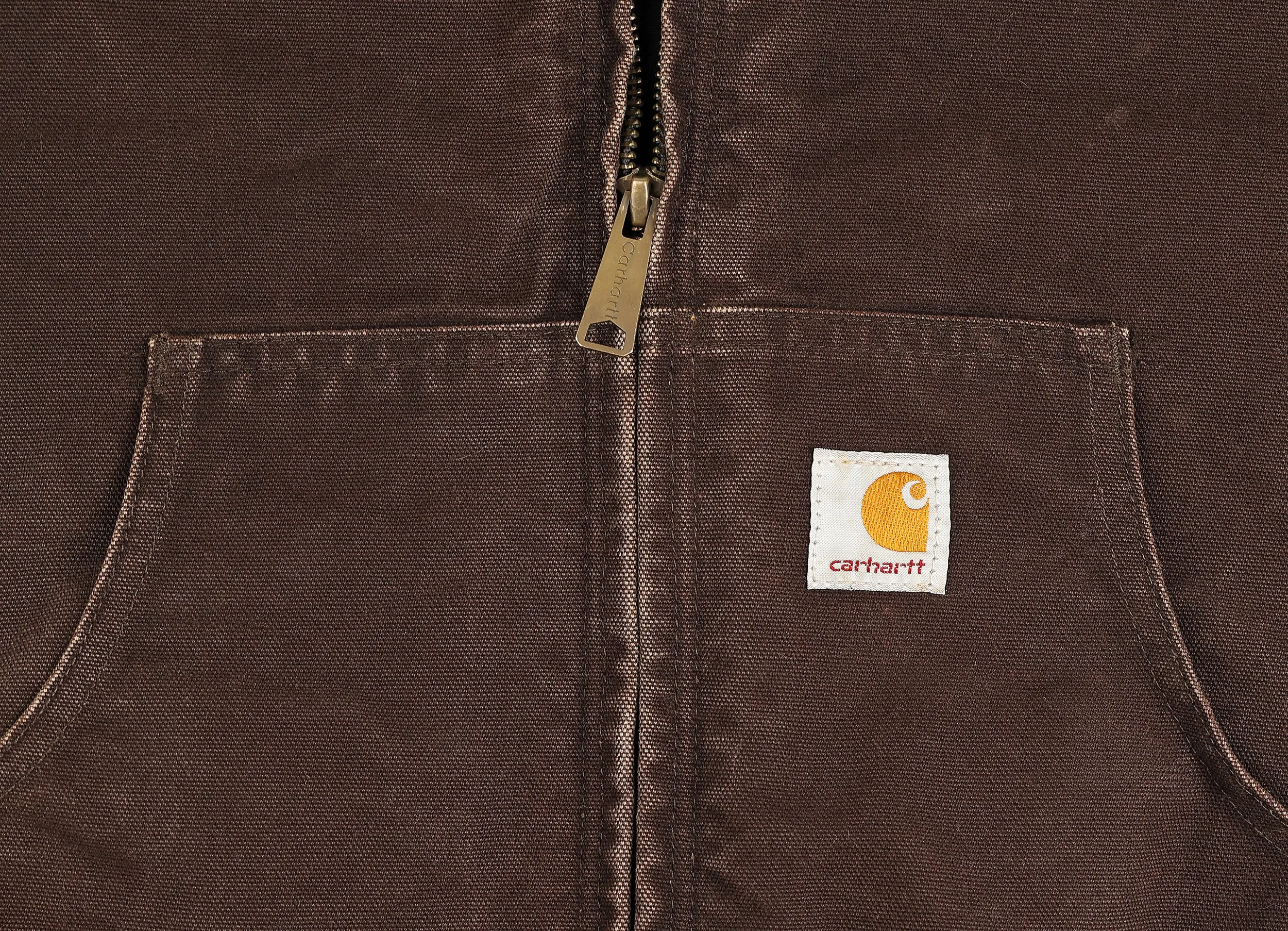 Women's Carhartt Hooded Work Jacket - Brown - Women's L