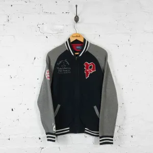 Womens Polo Ralph Lauren Sweat Bomber Jacket - Black - Womens XL
