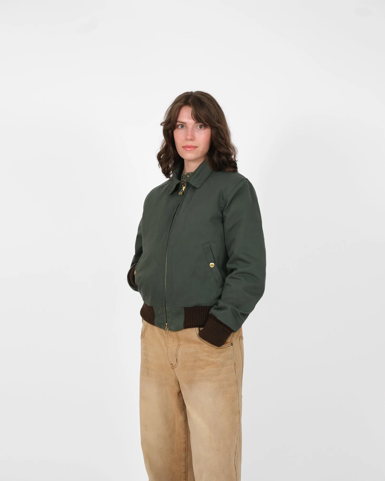 Women's Team Jacket - Spruce Dry Wax