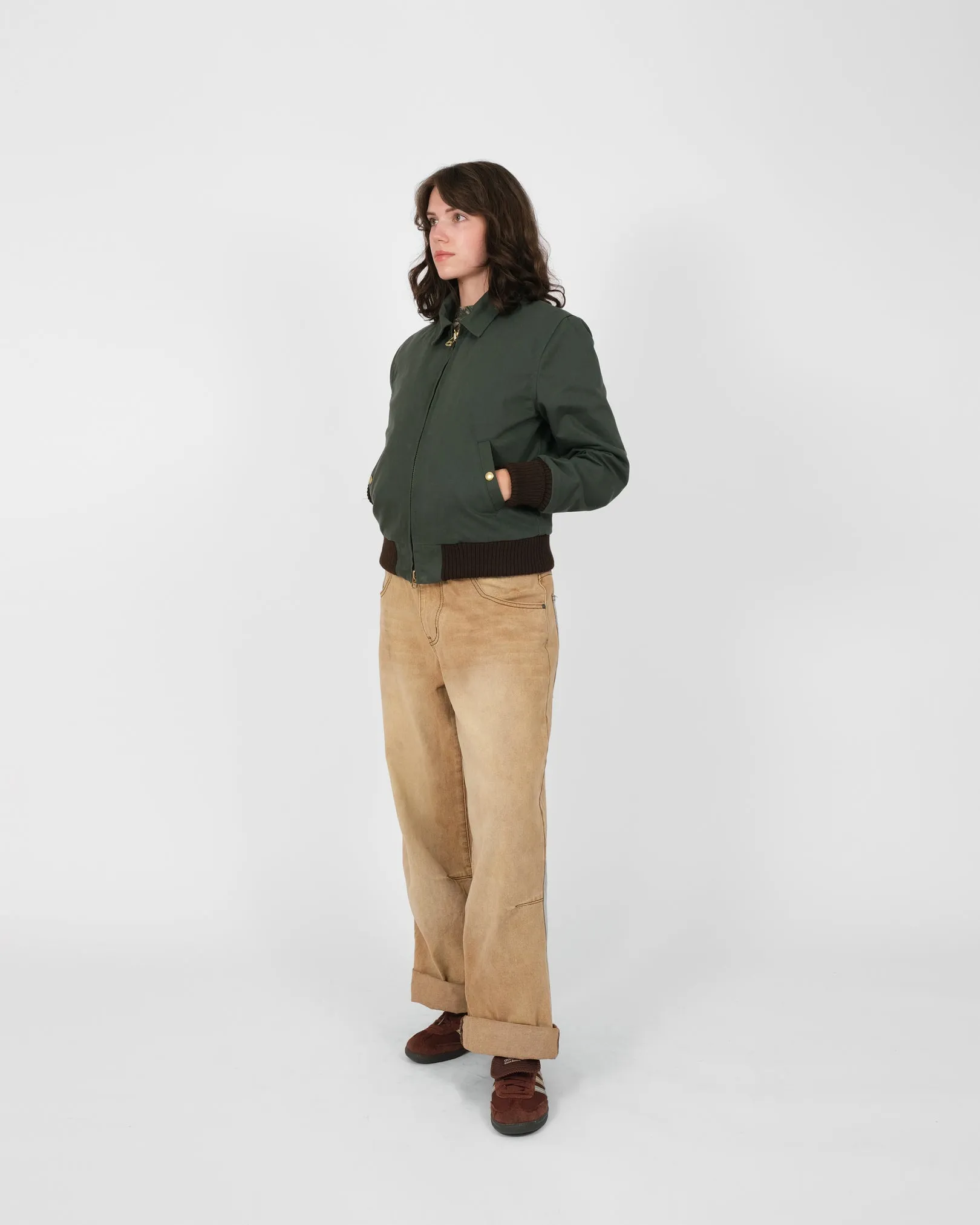 Women's Team Jacket - Spruce Dry Wax