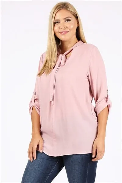 Wool Dobby Plus Top Silver Pink - Pack of 6