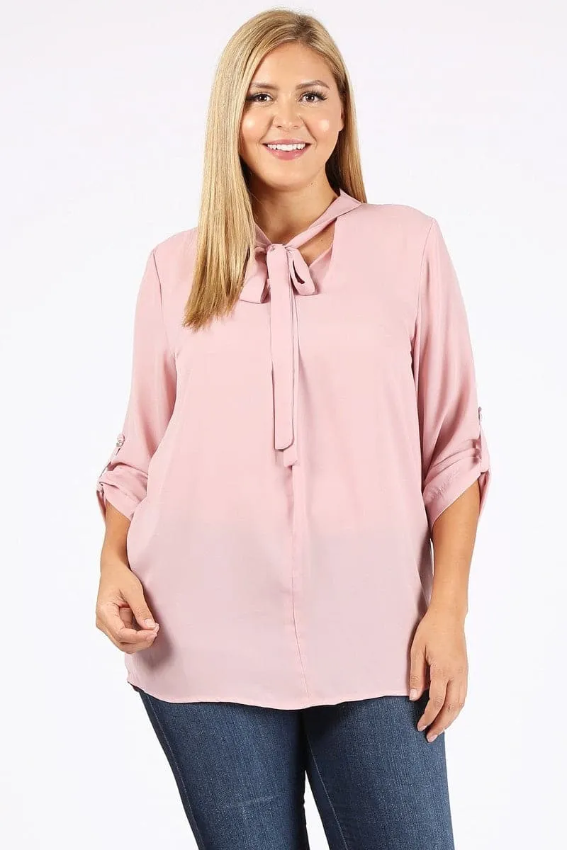 Wool Dobby Plus Top Silver Pink - Pack of 6