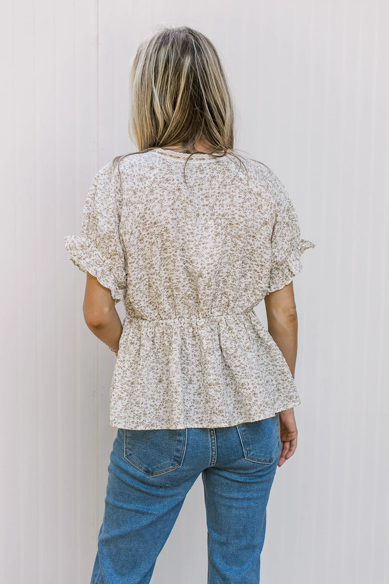X Sand Ribbon Top