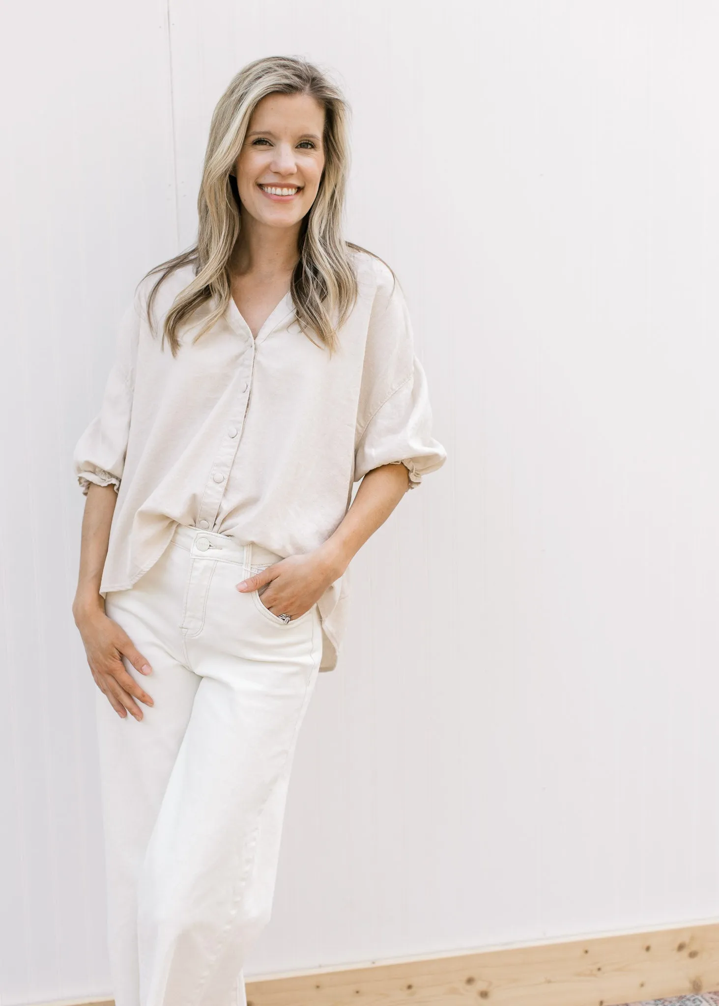 XZ The Taupe Linen Shirt