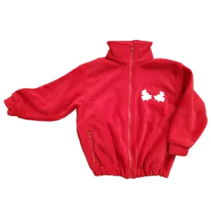YOUTH CANADA BOMBER JACKET RED