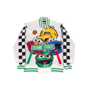 YOUTH SESAME SATIN JACKET WHITE