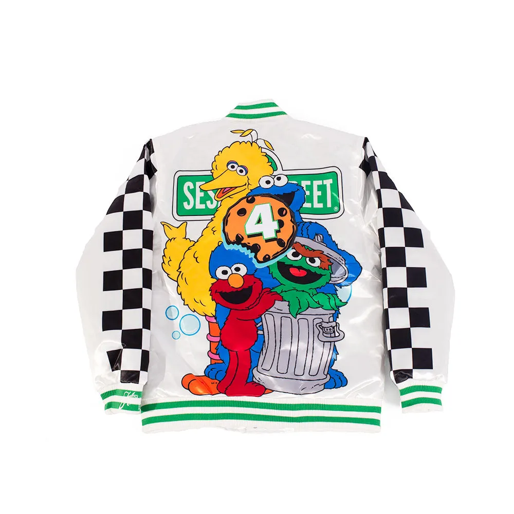 YOUTH SESAME SATIN JACKET WHITE