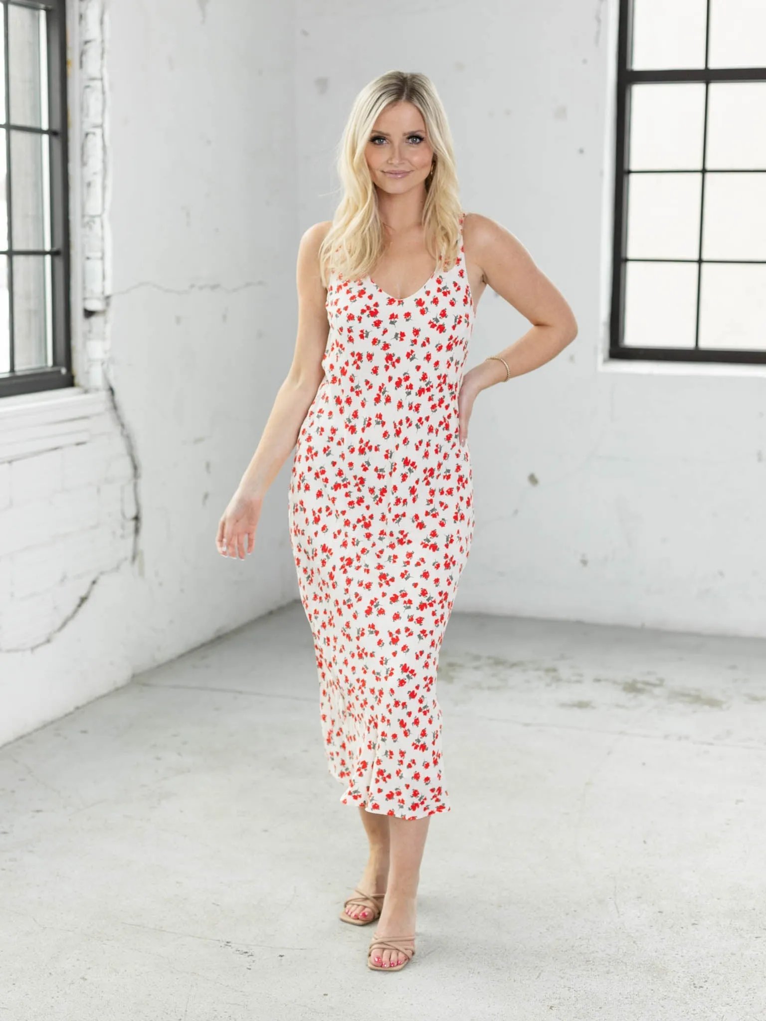 Z Supply Hana La Rosa Ditsy Maxi Dress